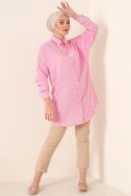 5845 Tesettür Tunik - Pembe resmi